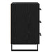 Dulap de noapte Stejar Negru 40 x 40 x 66 cm Lemn compozit - WALTI WALTI