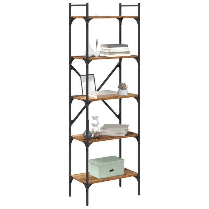 Bibliotecă Lemn Vechi 56 x 32 x 174 cm Lemn compozit - WALTI WALTI