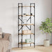 Bibliotecă 5 niveluri 56 x 32 x 174 cm Lemn compozit - WALTI WALTI
