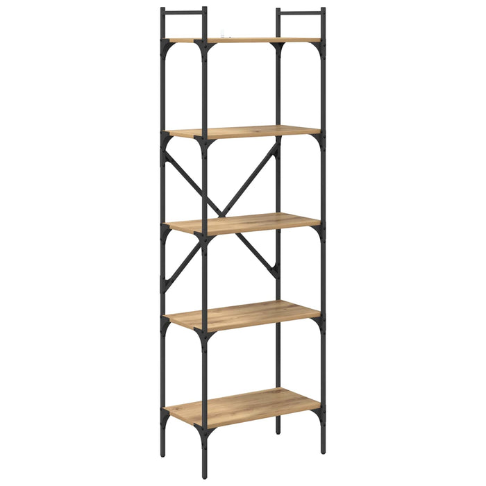 Bibliotecă 5 niveluri 56 x 32 x 174 cm Lemn compozit - WALTI WALTI