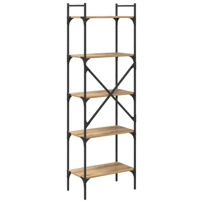 Bibliotecă 5 niveluri 56 x 32 x 174 cm Lemn compozit - WALTI WALTI