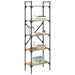 Bibliotecă 5 niveluri 56 x 32 x 174 cm Lemn compozit - WALTI WALTI