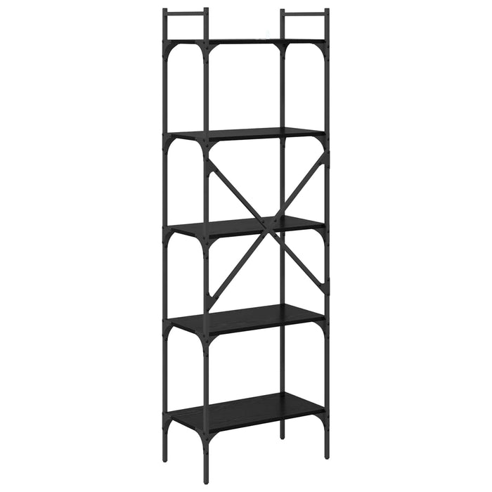 Bibliotecă Stejar Negru 56 x 32 x 174 cm Lemn compozit - WALTI WALTI