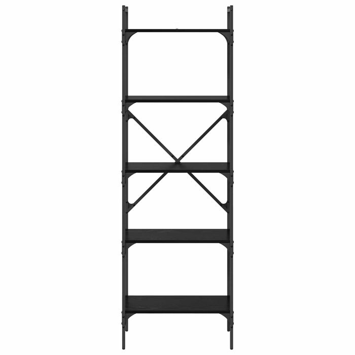 Bibliotecă Stejar Negru 56 x 32 x 174 cm Lemn compozit - WALTI WALTI