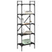 Bibliotecă Stejar Negru 56 x 32 x 174 cm Lemn compozit - WALTI WALTI