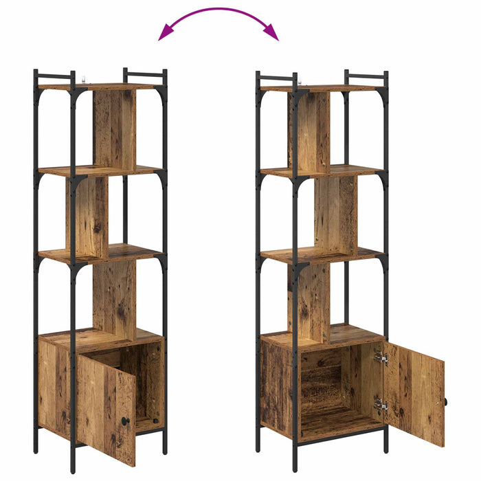 Bibliotecă Lemn Vechi 44,5 x 30 x 154,5 cm Lemn compozit - WALTI WALTI