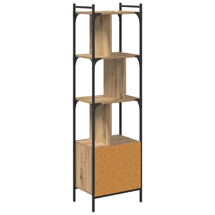 Bibliotecă 6 niveluri 44,5 x 30 x 154,5 cm Lemn compozit - WALTI WALTI