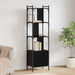Bibliotecă Stejar Negru 44,5 x 30 x 154,5 cm Lemn compozit - WALTI WALTI
