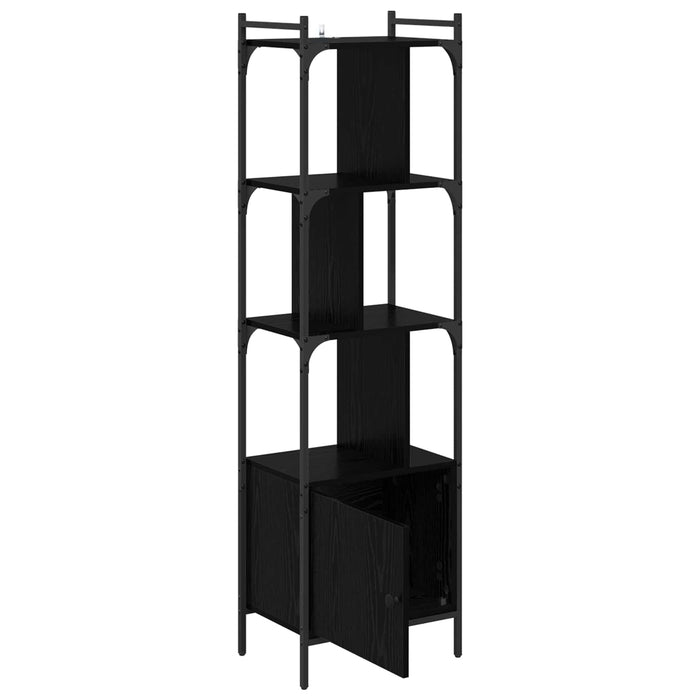 Bibliotecă Stejar Negru 44,5 x 30 x 154,5 cm Lemn compozit - WALTI WALTI