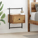 Dulap de noapte 2 pcs Lemn Vechi 35 x 30 x 51 cm Lemn compozit - WALTI WALTI
