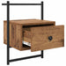 Dulap de noapte 2 pcs Lemn Vechi 35 x 30 x 51 cm Lemn compozit - WALTI WALTI