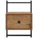 Dulap de noapte 2 pcs Lemn Vechi 35 x 30 x 51 cm Lemn compozit - WALTI WALTI