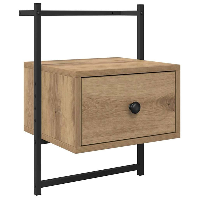 Dulap de noapte 2 pcs Stejar Artizanal 35 x 30 x 51 cm - WALTI WALTI