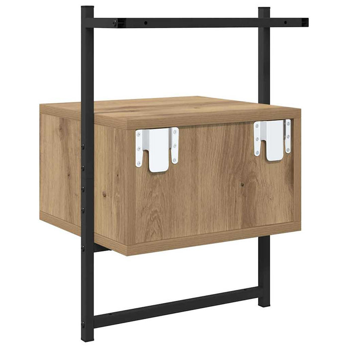 Dulap de noapte 2 pcs Stejar Artizanal 35 x 30 x 51 cm - WALTI WALTI