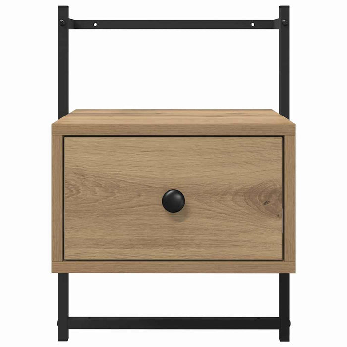 Dulap de noapte 2 pcs Stejar Artizanal 35 x 30 x 51 cm - WALTI WALTI