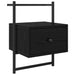 Dulap de noapte Stejar Negru 35 x 30 x 51 cm Lemn compozit - WALTI WALTI