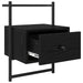 Dulap de noapte Stejar Negru 35 x 30 x 51 cm Lemn compozit - WALTI WALTI