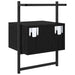 Dulap de noapte Stejar Negru 35 x 30 x 51 cm Lemn compozit - WALTI WALTI