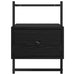 Dulap de noapte Stejar Negru 35 x 30 x 51 cm Lemn compozit - WALTI WALTI