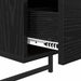 Dulap de noapte cu sertar 2 pcs Stejar Negru 35 x 30 x 51 cm - WALTI WALTI