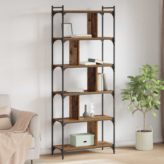 Bibliotecă Lemn vechi 76 x 32 x 192 cm Lemn compozit - WALTI WALTI