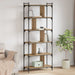 Bibliotecă 5 niveluri 76 x 32 x 192 cm Lemn compozit - WALTI WALTI