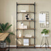 Bibliotecă 5 niveluri 76 x 32 x 192 cm Lemn compozit - WALTI WALTI