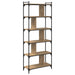 Bibliotecă 5 niveluri 76 x 32 x 192 cm Lemn compozit - WALTI WALTI