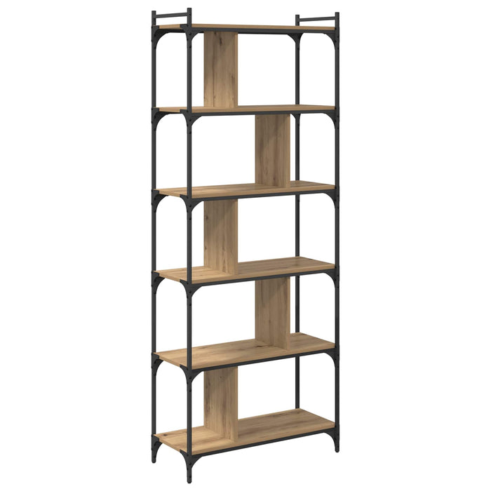 Bibliotecă 5 niveluri 76 x 32 x 192 cm Lemn compozit - WALTI WALTI