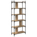 Bibliotecă 5 niveluri 76 x 32 x 192 cm Lemn compozit - WALTI WALTI