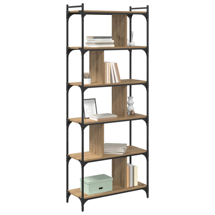 Bibliotecă 5 niveluri 76 x 32 x 192 cm Lemn compozit - WALTI WALTI
