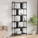 Bibliotecă Stejar negru 76 x 32 x 192 cm Lemn compozit - WALTI WALTI
