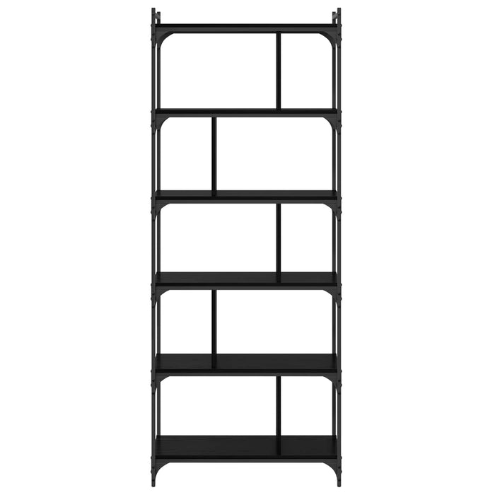 Bibliotecă Stejar negru 76 x 32 x 192 cm Lemn compozit - WALTI WALTI