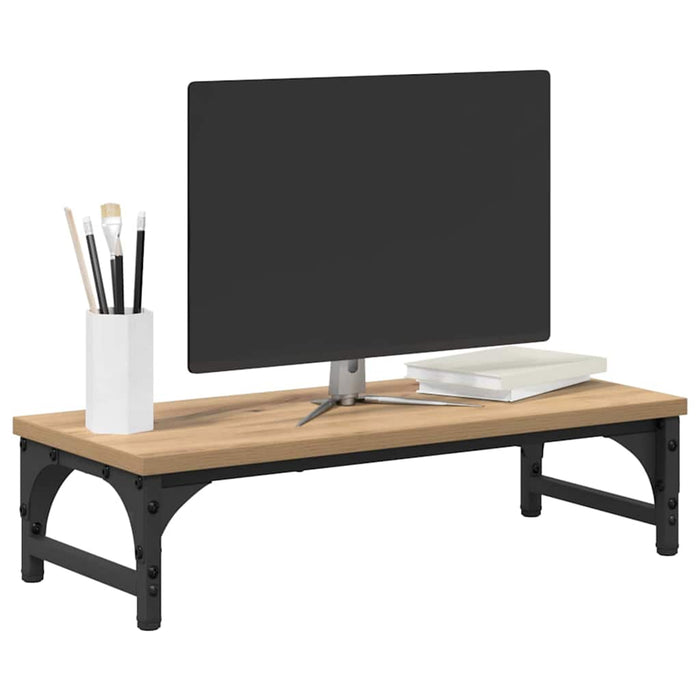 Suport pentru monitor Stejar Artizanal 55 x 23 x 14 cm WALTI