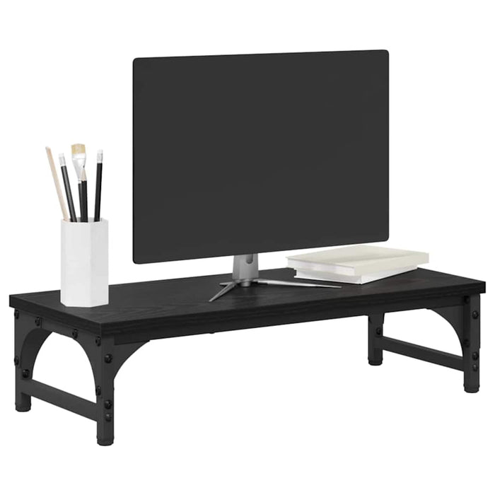 Suport pentru monitor Stejar Negru 55 x 23 x 14 cm WALTI