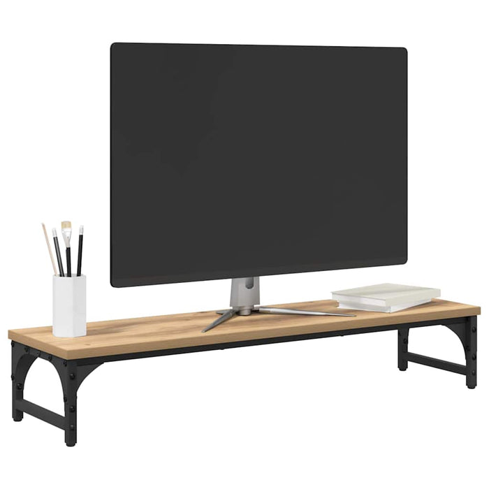 Suport pentru monitor Stejar Artizanal 85 x 23 x 15,5 cm WALTI