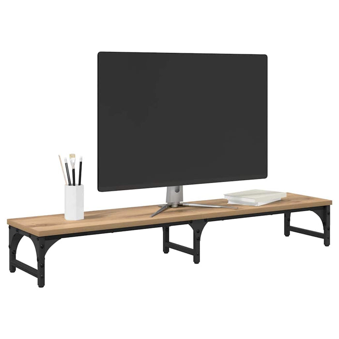 Suport pentru monitor Stejar Artizanal 105 x 23 x 15,5 cm WALTI