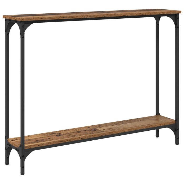 Masă de consolă Lemn Vechi 100 x 22,5 x 75 cm Lemn compozit - WALTI WALTI