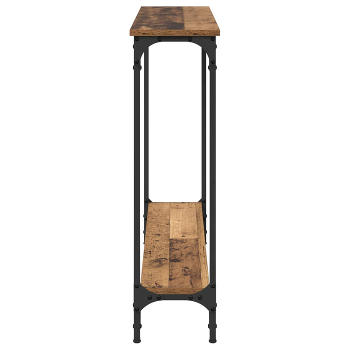 Masă de consolă Lemn Vechi 100 x 22,5 x 75 cm Lemn compozit - WALTI WALTI