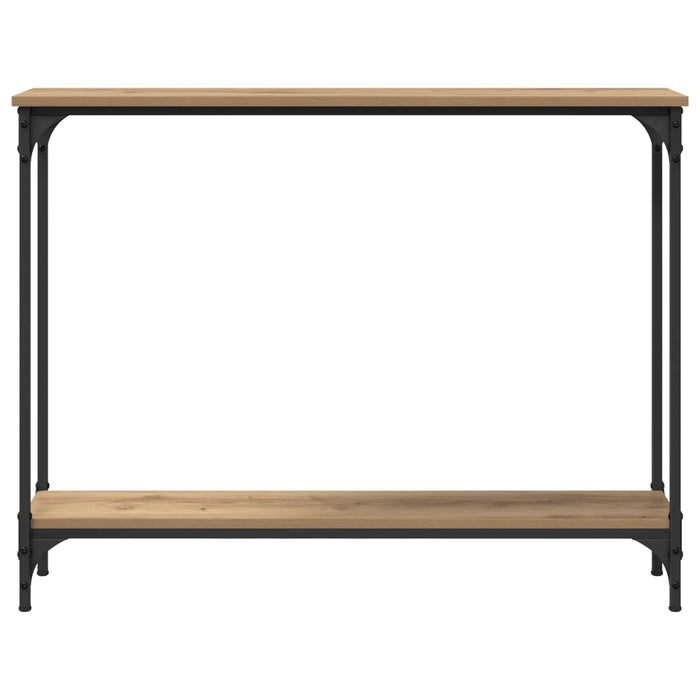 Masă de consolă cu raft Stejar Artizanal 100 x 22,5 x 75 cm - WALTI WALTI