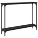 Masă de consolă Stejar Negru 100 x 22,5 x 75 cm Lemn compozit - WALTI WALTI