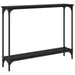 Masă de consolă Stejar Negru 100 x 22,5 x 75 cm Lemn compozit - WALTI WALTI