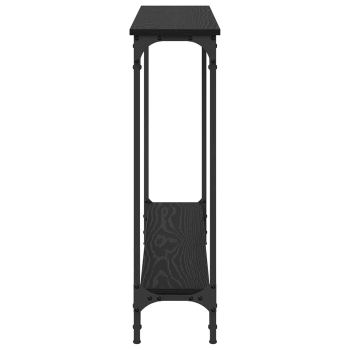 Masă de consolă Stejar Negru 100 x 22,5 x 75 cm Lemn compozit - WALTI WALTI