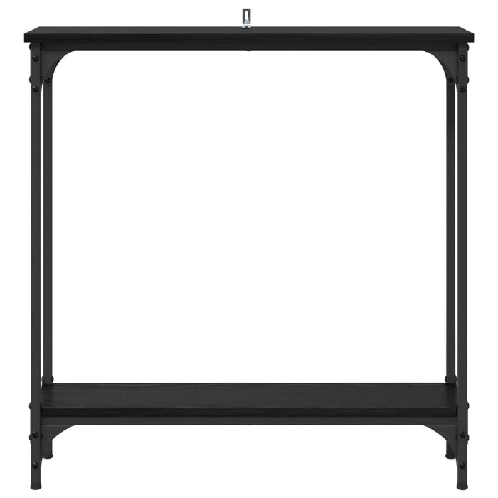 Masă de consolă Stejar Negru 75 x 22,5 x 75 cm Lemn compozit - WALTI WALTI