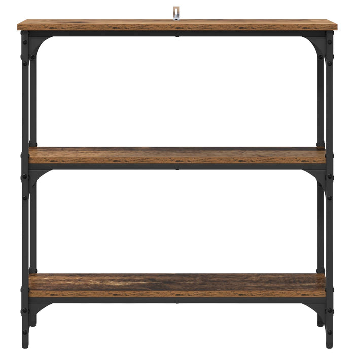Masă de consolă Lemn vechi 75 x 22,5 x 75 cm Lemn compozit - WALTI WALTI