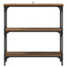 Masă de consolă Lemn vechi 75 x 22,5 x 75 cm Lemn compozit - WALTI WALTI