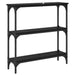 Masă de consolă Stejar Negru 75 x 22,5 x 75 cm Lemn compozit - WALTI WALTI