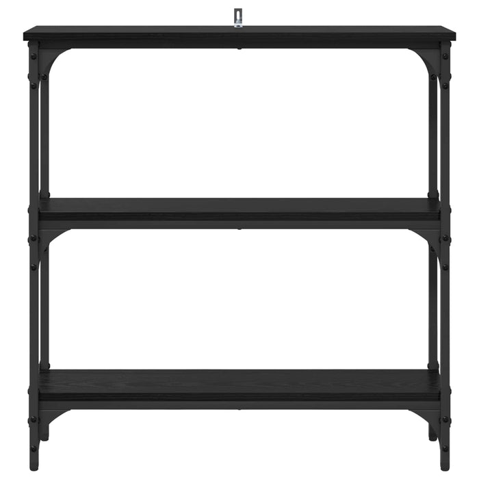 Masă de consolă Stejar Negru 75 x 22,5 x 75 cm Lemn compozit - WALTI WALTI