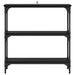 Masă de consolă Stejar Negru 75 x 22,5 x 75 cm Lemn compozit - WALTI WALTI