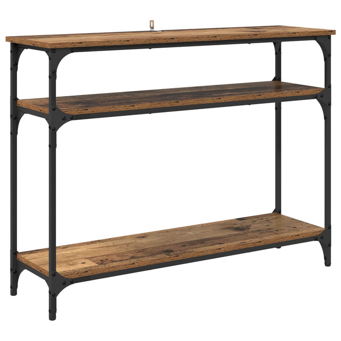 Masă de consolă Lemn Vechi 100 x 29 x 75 cm Lemn compozit - WALTI WALTI